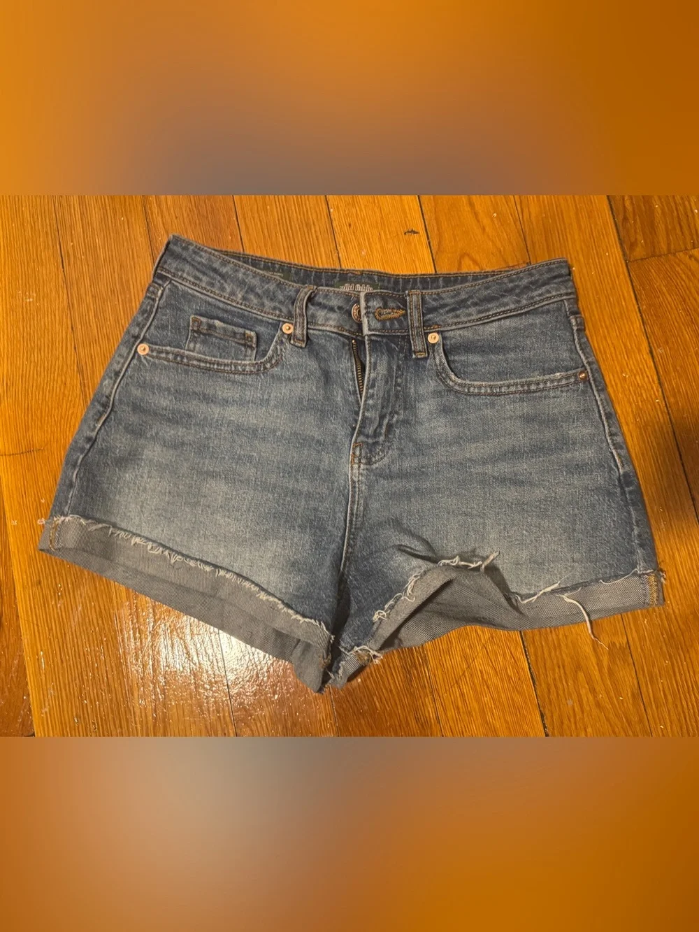 Denim shorts